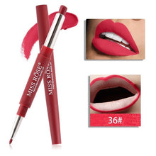 Load image into Gallery viewer, 14 Color Double-end Lip Makeup Lipstick Pencil Waterproof Long Lasting Tint Sexy Red Lip Stick Beauty Matte Liner Pen Lipstick