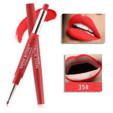 Load image into Gallery viewer, 14 Color Double-end Lip Makeup Lipstick Pencil Waterproof Long Lasting Tint Sexy Red Lip Stick Beauty Matte Liner Pen Lipstick