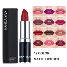 Load image into Gallery viewer, Hot Matte Lipstick Vitamin Nude Color Lip Stick Nutritious Moisturizer Pumpkin Color Luxury Women Batom Cosmetics Makeup TSLM2