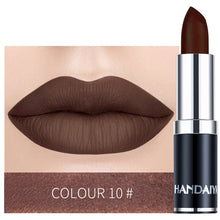 Load image into Gallery viewer, Hot Matte Lipstick Vitamin Nude Color Lip Stick Nutritious Moisturizer Pumpkin Color Luxury Women Batom Cosmetics Makeup TSLM2