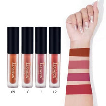 Load image into Gallery viewer, TEAYASON 4pcs/set Women's Fashion Liquid Lipstick Set Lipgloss Nude Makeup Matte Velvet Lip Glosses Red Natural Moisturizer