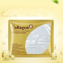 Load image into Gallery viewer, 24K Gold Collagen Face Mask Crystal Gold Collagen Facial Masks Moisturizing whitening Anti-aging Skin Care Korean Cosmenics mask