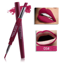 Load image into Gallery viewer, 14 Color Double-end Lip Makeup Lipstick Pencil Waterproof Long Lasting Tint Sexy Red Lip Stick Beauty Matte Liner Pen Lipstick