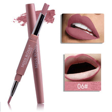 Load image into Gallery viewer, 14 Color Double-end Lip Makeup Lipstick Pencil Waterproof Long Lasting Tint Sexy Red Lip Stick Beauty Matte Liner Pen Lipstick