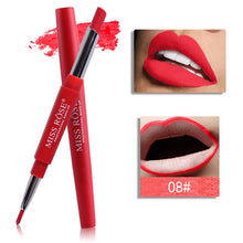 Load image into Gallery viewer, 14 Color Double-end Lip Makeup Lipstick Pencil Waterproof Long Lasting Tint Sexy Red Lip Stick Beauty Matte Liner Pen Lipstick