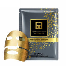 Load image into Gallery viewer, 24K Gold Collagen Face Mask Crystal Gold Collagen Facial Masks Moisturizing whitening Anti-aging Skin Care Korean Cosmenics mask